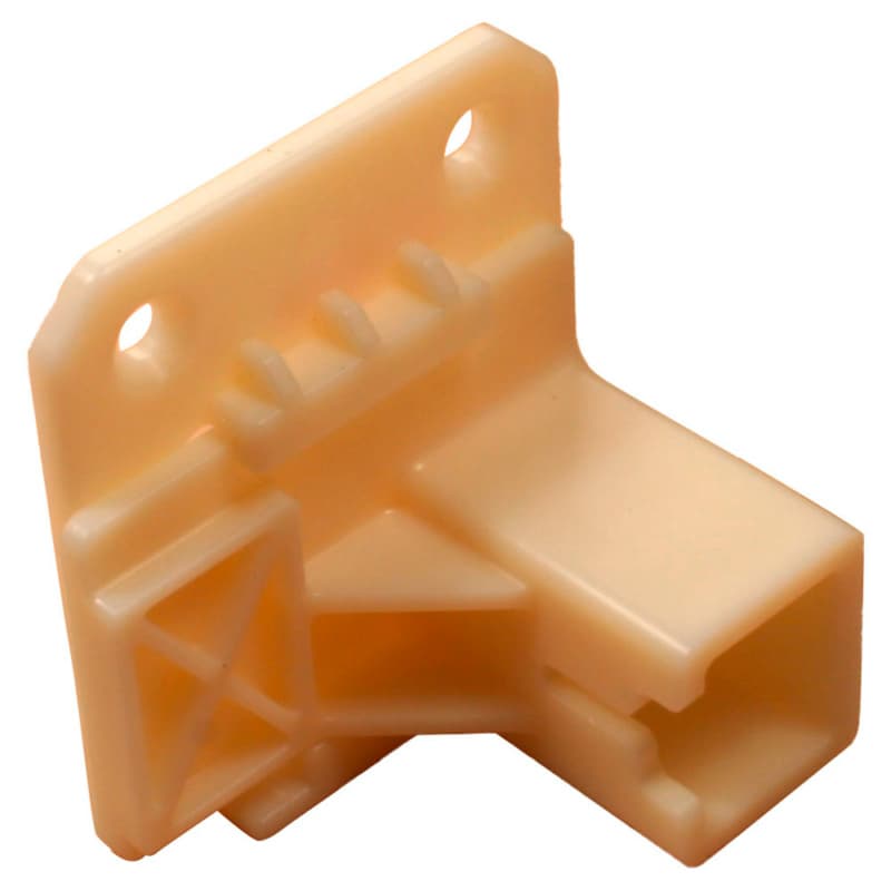 C-407 6mm - 22mm Left Adjustable Roller Undermount Bracket, Screw-On (300/Box)