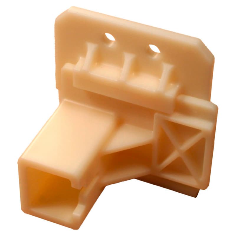 C-415-01 6mm - 22mm Right Adjustable Roller Undermount Bracket, 10mm, Dowelled (300/Box)