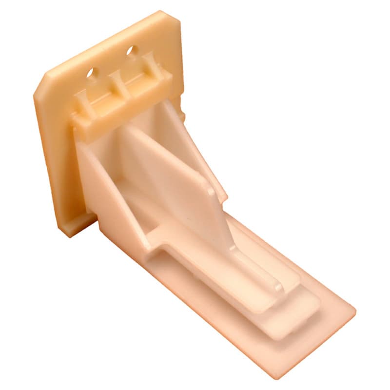 C-418 45mm - 49mm Left Adjustable Undermount Bracket, 10mm, Dowelled (400/Box)
