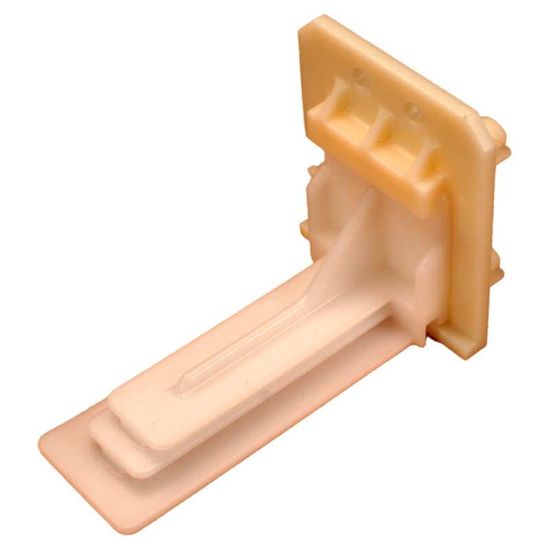 C-424-01 11mm - 39mm Right Adjustable Inset Undermount Bracket, 10mm, Dowelled (400/Box)