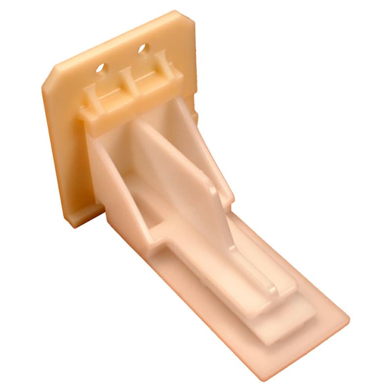 C-465 54mm - 58mm Left Adjustable Undermount Bracket, 10mm, Dowelled (400/Box)
