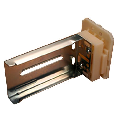 C-609 23mm - 55mm Left Adjustable Ball Bearing Bracket, 10mm, Dowelled (50/Box)