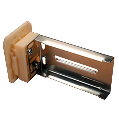 C-611-01 23mm - 55mm Right Adjustable Ball Bearing Bracket, 10mm, Dowelled (50/Box)