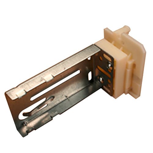 C-619 23mm - 55mm Left Adjustable Ball Bearing Bracket, 8mm, Dowelled (50/Box)