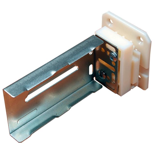 Rear Mount Bracket For Ball-Bearing Slides, Adjustable 23-55mm, Screw-On, Tenn-Tex