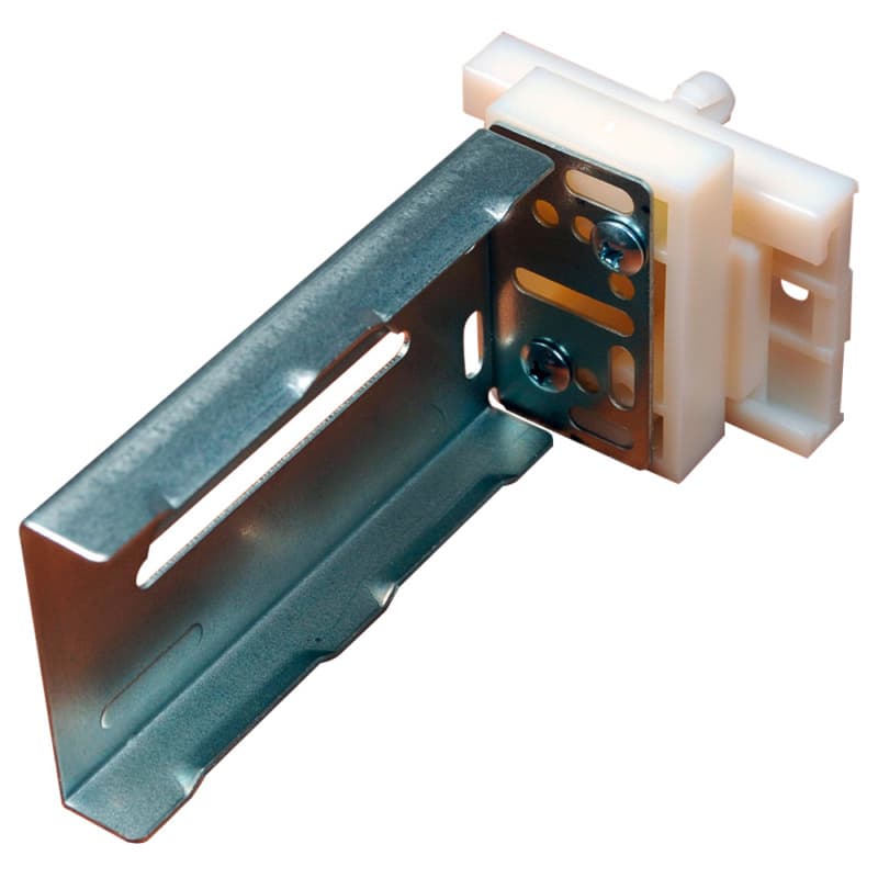 C-632 25mm - 57mm Left Adjustable Ball Bearing Bracket, 8mm, Dowelled (50/Box)