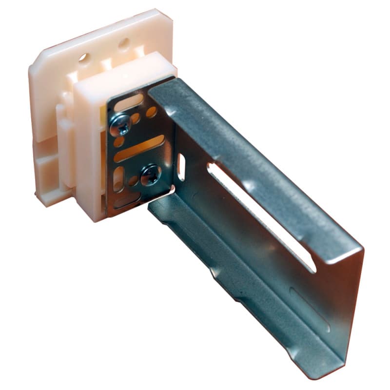 C-634-01 23mm - 55mm Right Adjustable Ball Bearing Bracket, 10mm, Dowelled (50/Box)