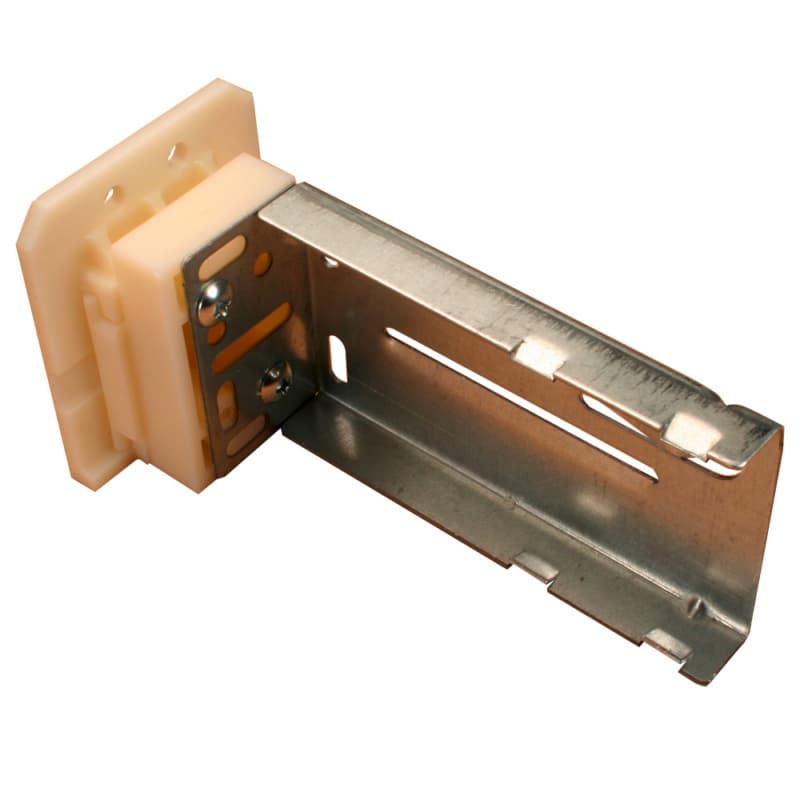 C-638-01 23mm - 55mm Right Adjustable Ball Bearing Bracket, 10mm, Dowelled (50/Box)