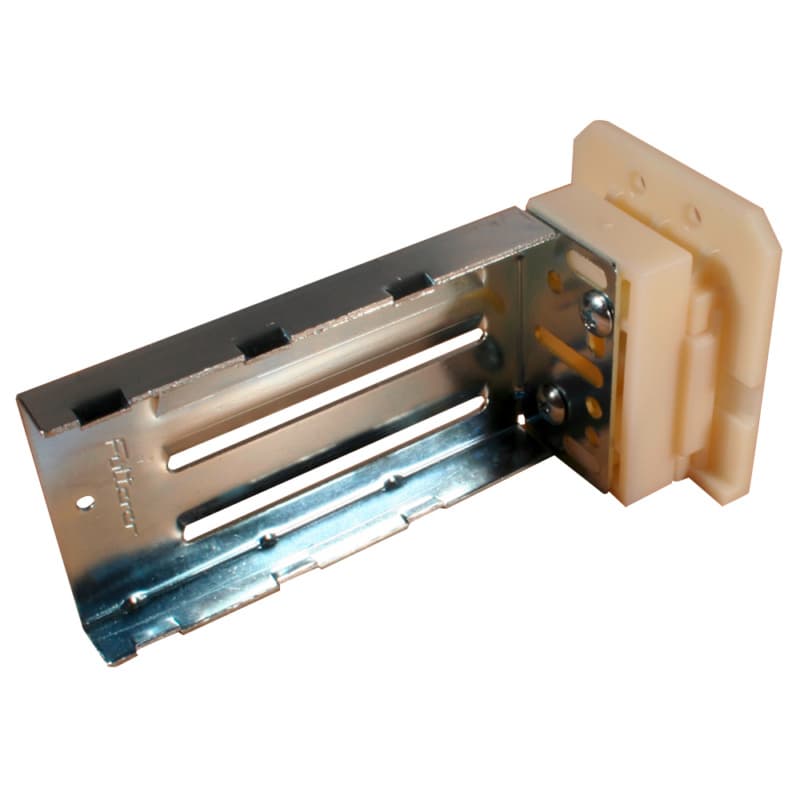 C-647 23mm - 55mm Left Adjustable Ball Bearing Bracket, 10mm, Dowelled (50/Box)