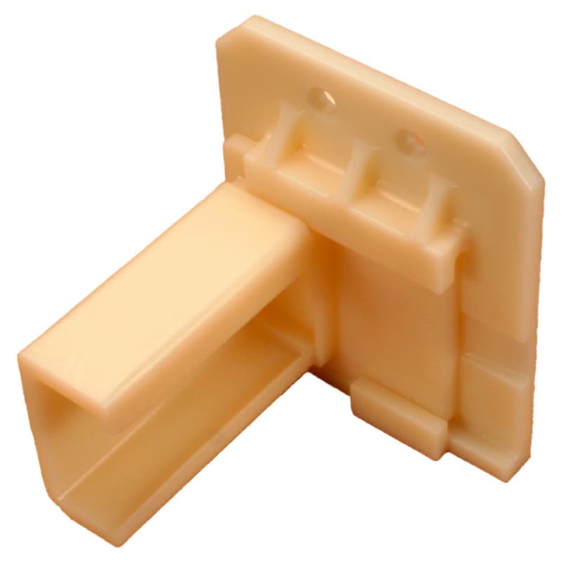 C-667 6mm - 28mm Left Adjustable Side Mount Bracket, 10mm, Dowelled (400/Box)