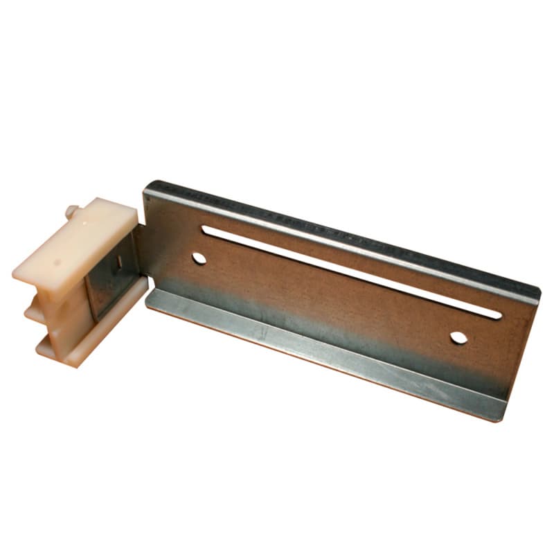 C-681-01 16mm - 86mm Right Adjustable Undermount Extension Bracket, 8mm, Dowelled (25/Box)