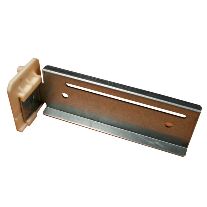 C-683-01 6mm - 76mm Right Adjustable Undermount Extension Bracket, 10mm, Dowelled (25/Box)