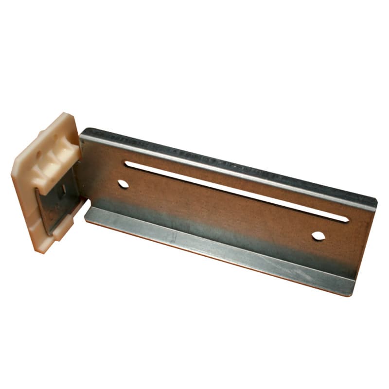 C-684-01 6mm - 76mm Right Adjustable Undermount Extension Bracket, 10mm, Dowelled (25/Box)