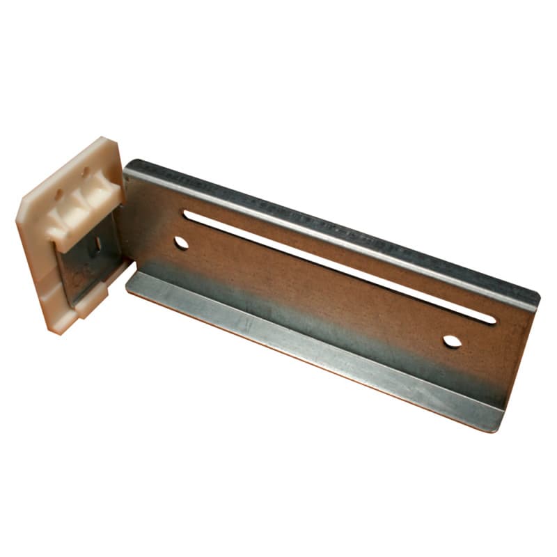 C-685-01 6mm - 76mm Right Adjustable Undermount Extension Bracket, 10mm, Dowelled (25/Box)