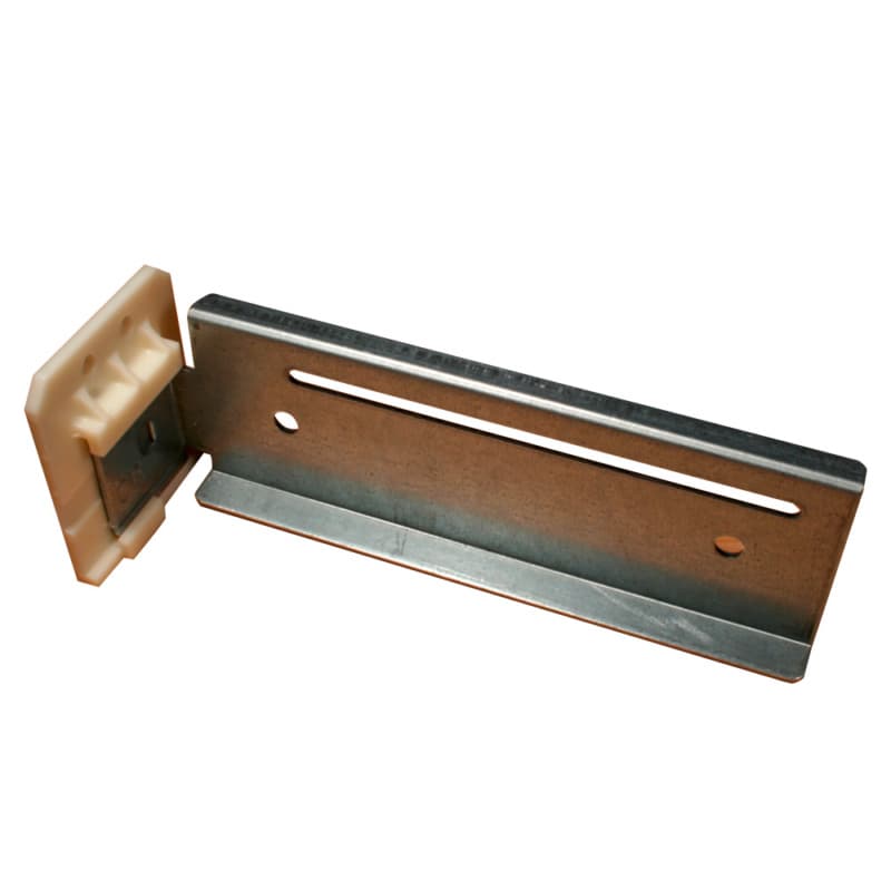 C-686-01 6mm - 76mm Right Adjustable Undermount Extension Bracket, 10mm, Dowelled (25/Box)
