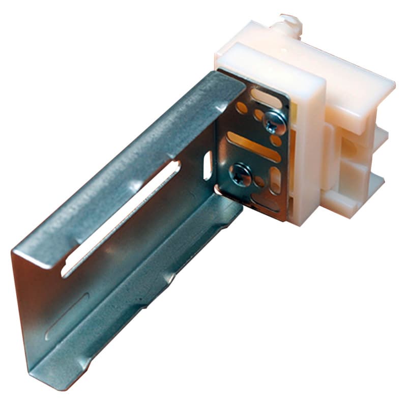C-691 33mm - 65mm Left Adjustable Ball Bearing Bracket, 10mm, Dowelled (50/Box)