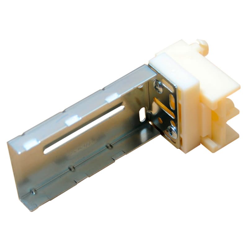 C-693 33mm - 65mm Left Adjustable Ball Bearing Bracket, 10mm, Dowelled (50/Box)
