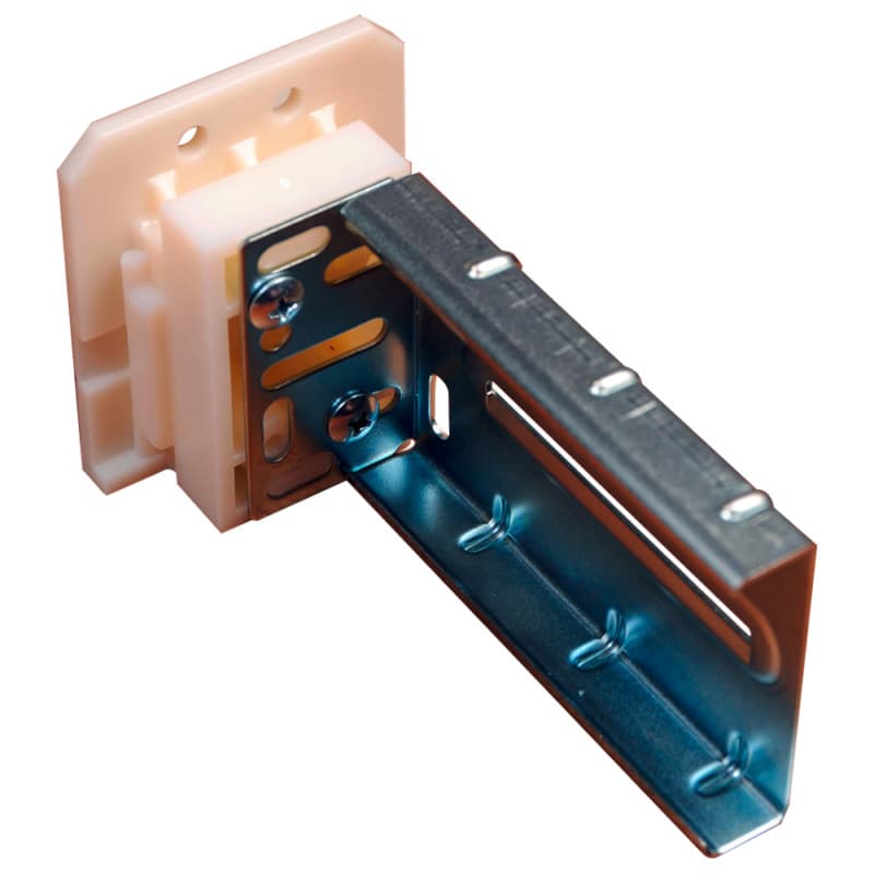 C-775-01 23mm - 55mm Right Adjustable Ball Bearing Bracket, 10mm, Dowelled (50/Box)