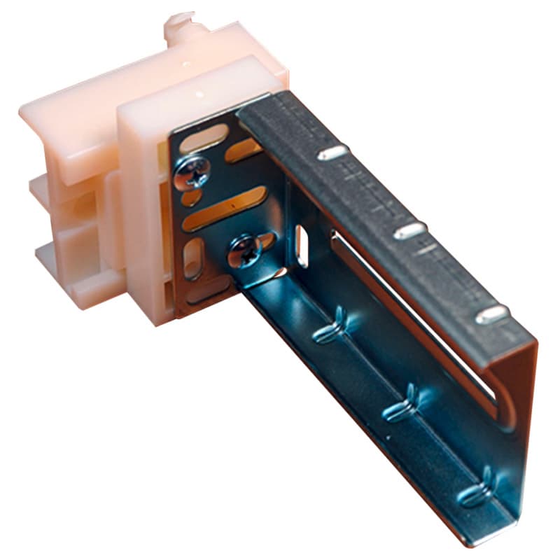 C-776-01 23mm - 55mm Right Adjustable Ball Bearing Bracket, 10mm, Dowelled (50/Box)