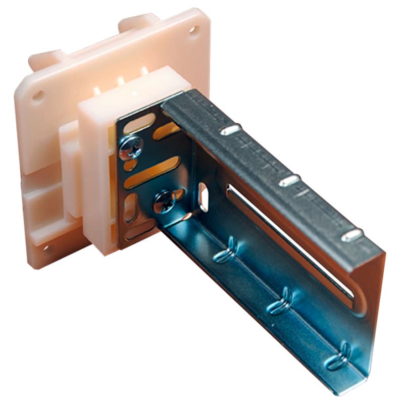 E757 Ball Bearing Adjustable Left Bracket, Screw-On