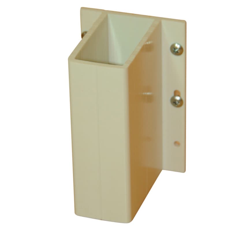 QuikTRAY 4" Center Partition Support for 3" Center Stile, White (24/Box)