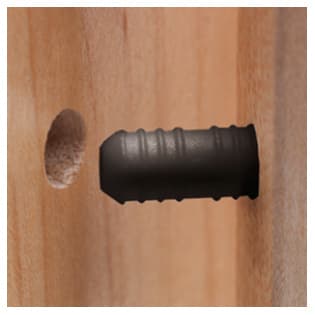0.248" Dowel, Black
