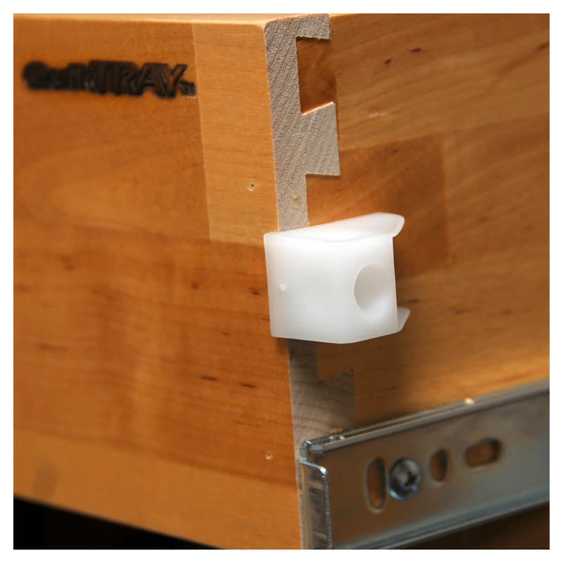 T-160-00 18mm Side Mount Tray Bumper, Natural