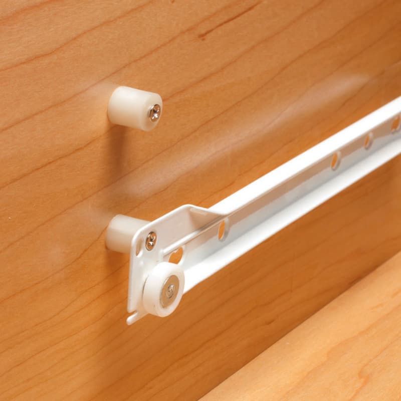 C-244 Rollout Tray Spacer Center Stile, White