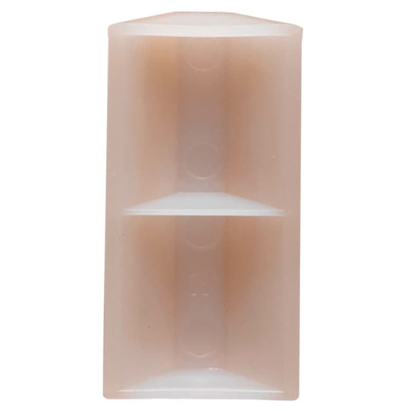 2" x 3/4" High Density Polyethylene Glue/Staple Block, Natural