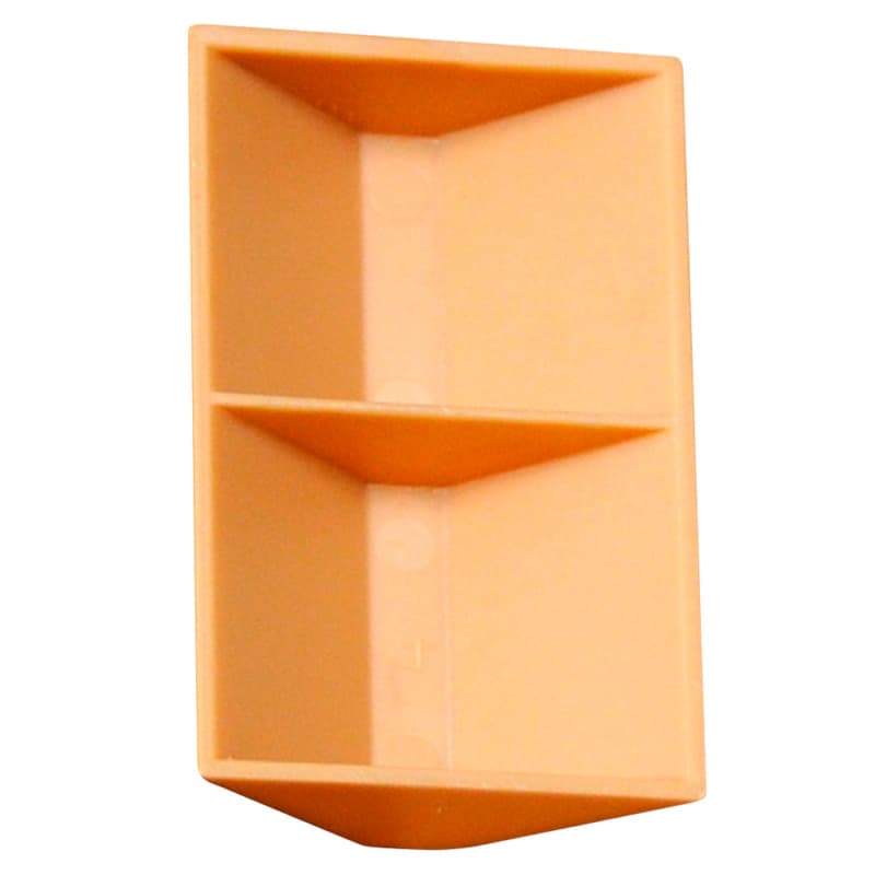 2" x 15/16" HIPS Plastic Glue/Staple Block, Beige