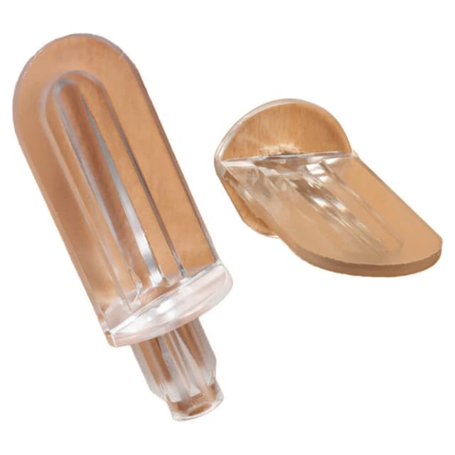 1/4" Shelf Support, Clear Finish 10000/Box