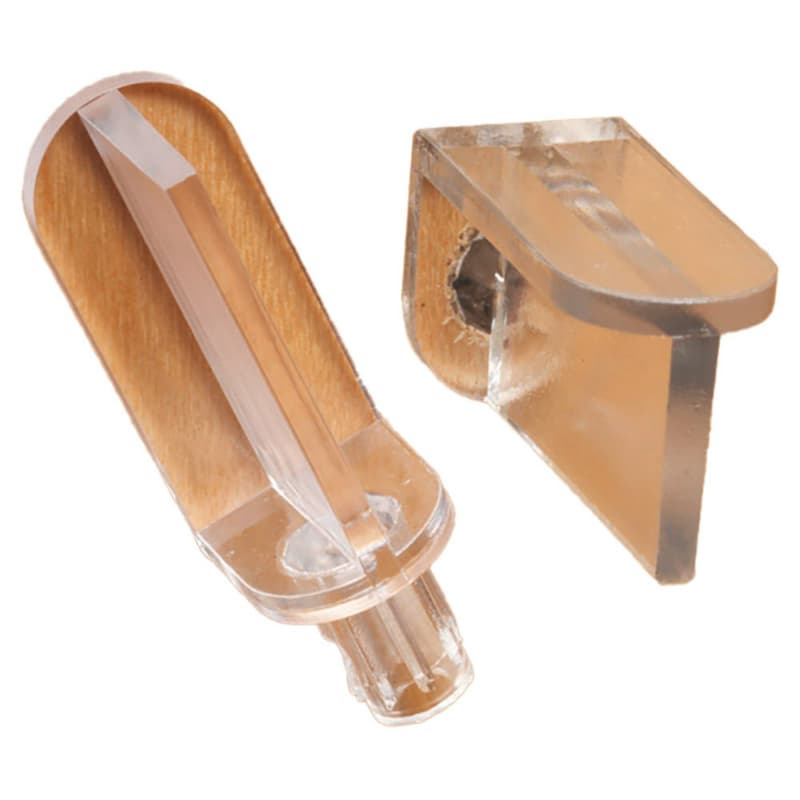 1/4" Shelf Support, Clear Finish 6500/Box