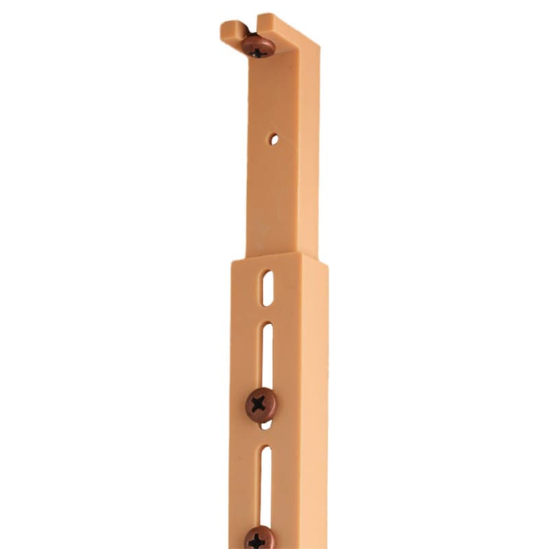 8-1/4" Telescoping Inside Shelf Bracket, Beige Finish 500/Box