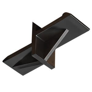 1/16" Overlap Door Support/Shipping Clip, Black 2500/Box