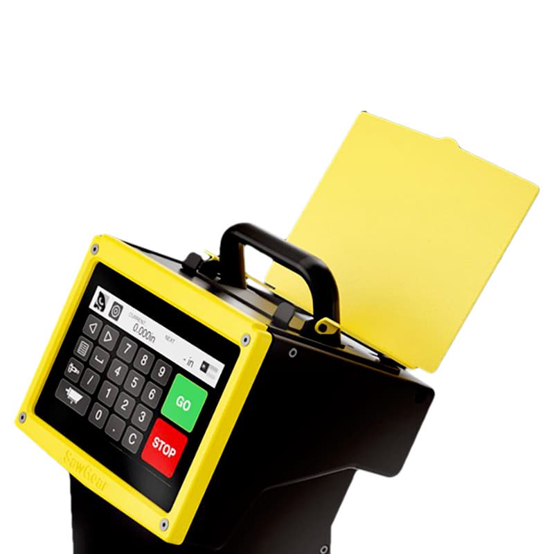 TigerStop SawGear Touch Power Head controller and Drive System for SawGear Automated Stops