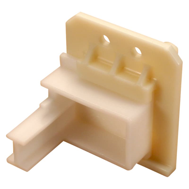 C-273-01 19mm - 23mm Right Adjustable Roller Undermount Bracket, 10mm, Dowelled (300/Box)