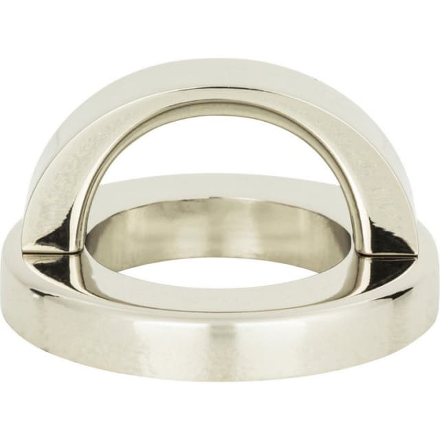 LEAU RND BASE/TOP 1 7/16" POL NCKL, 404-PN