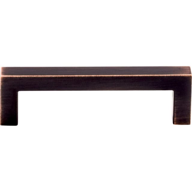 3-3/4" Nouveau Square Bar Pull, Tuscan Bronze