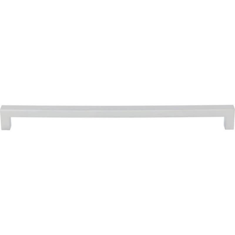 12" Nouveau Square Bar Pull, Polished Chrome