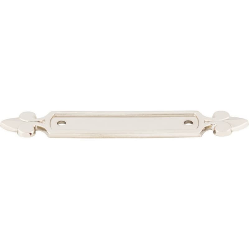 2-1/2" Tuscany Dover Pull Backplate, Polished Nickel