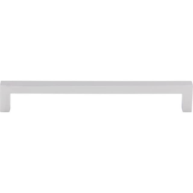 7-9/16" Nouveau Square Bar Pull, Polished Chrome