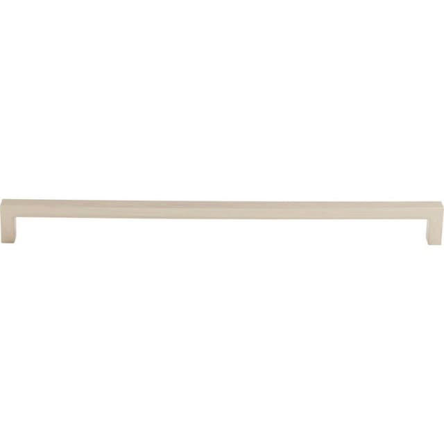 12-5/8" Asbury Square Bar Pull, Polished Nickel
