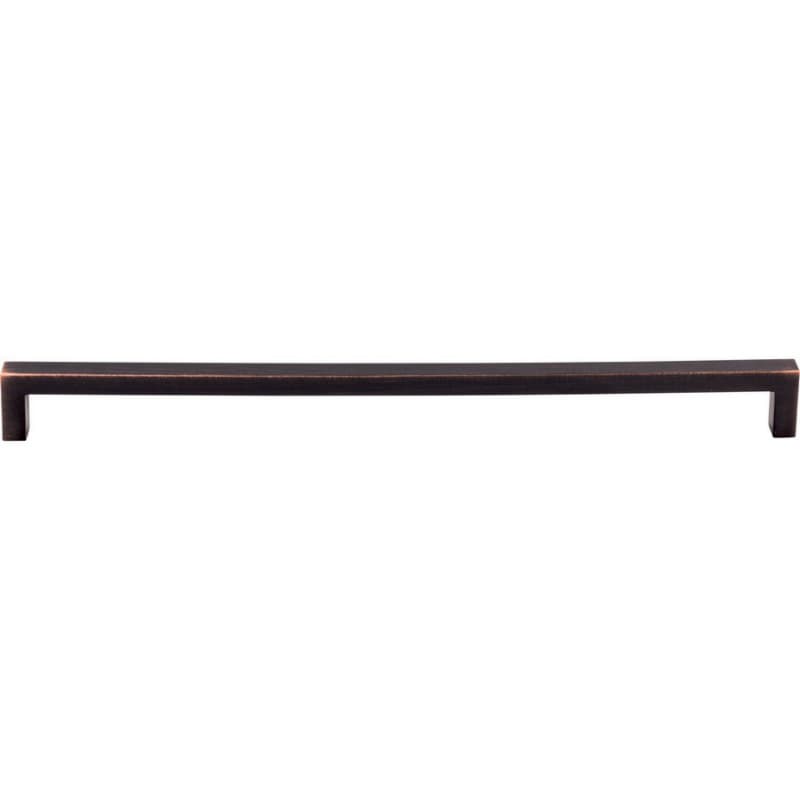 17-5/8" Nouveau Square Bar Pull, Tuscan Bronze