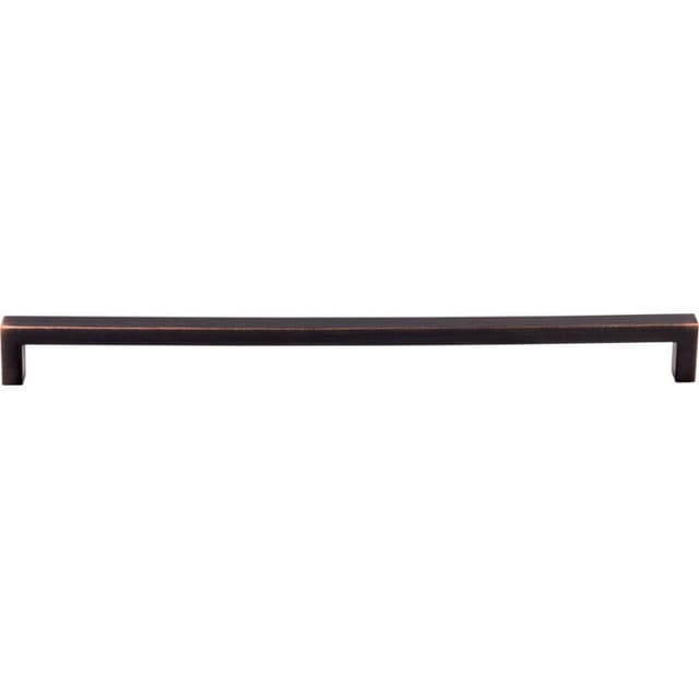 17-5/8" Nouveau Square Bar Pull, Tuscan Bronze
