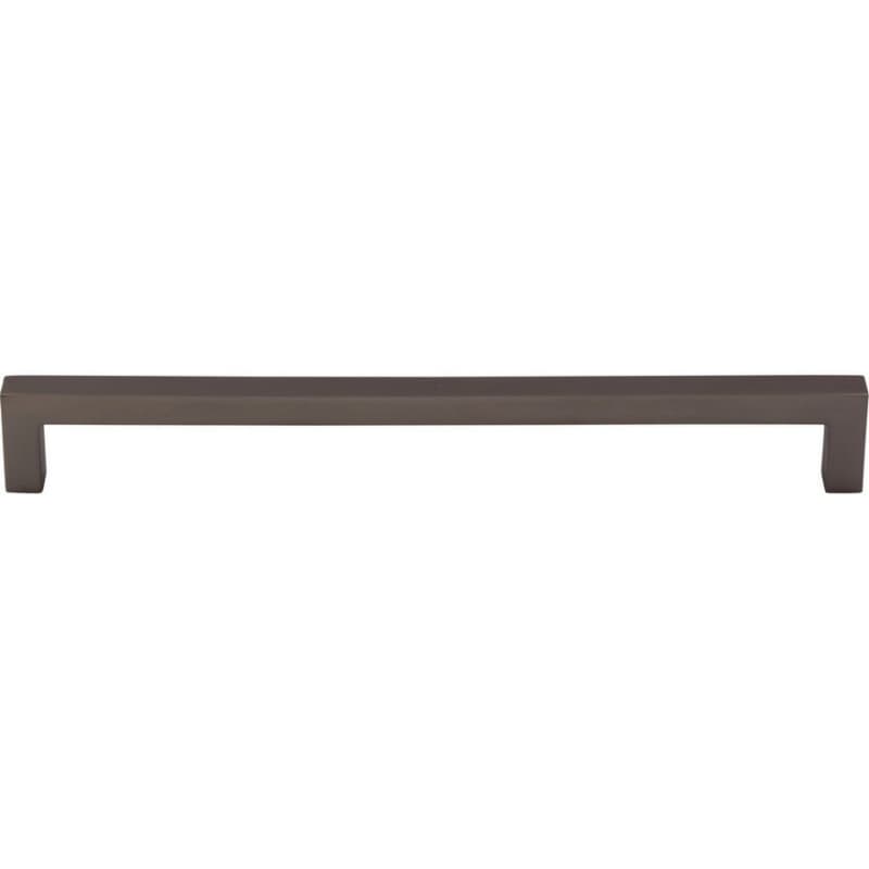 8-13/16" Nouveau Square Bar Pull, Ash Gray