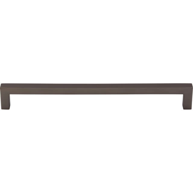 8-13/16" Nouveau Square Bar Pull, Ash Gray