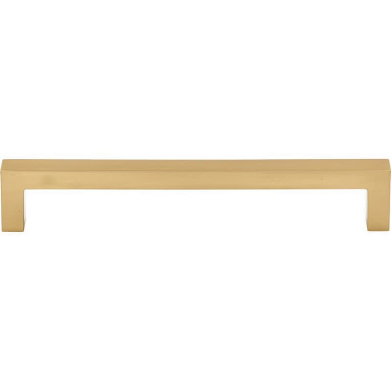 6-5/16" Nouveau Square Bar Pull, Honey Bronze