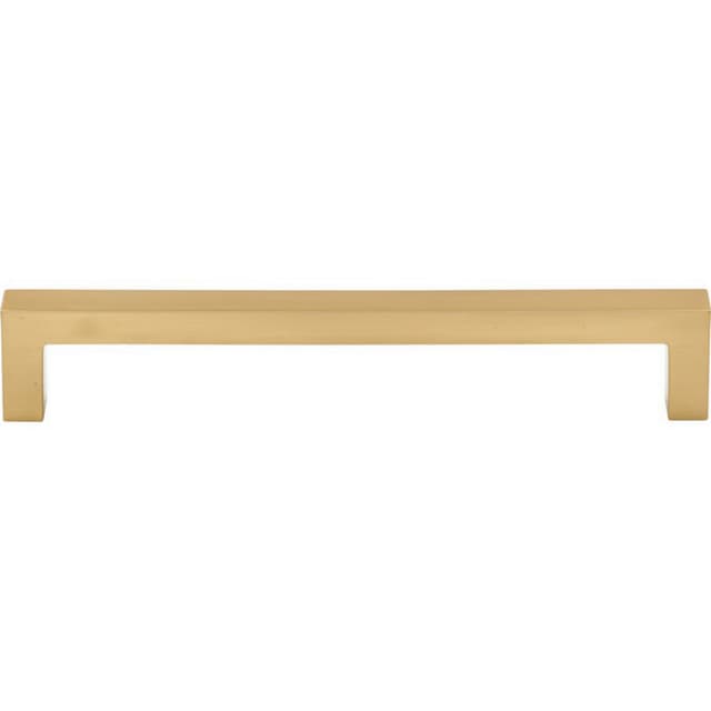 6-5/16" Nouveau Square Bar Pull, Honey Bronze