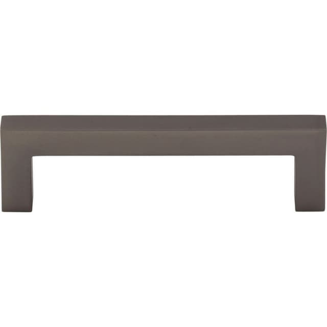 3-3/4" Nouveau Square Bar Pull, Ash Gray