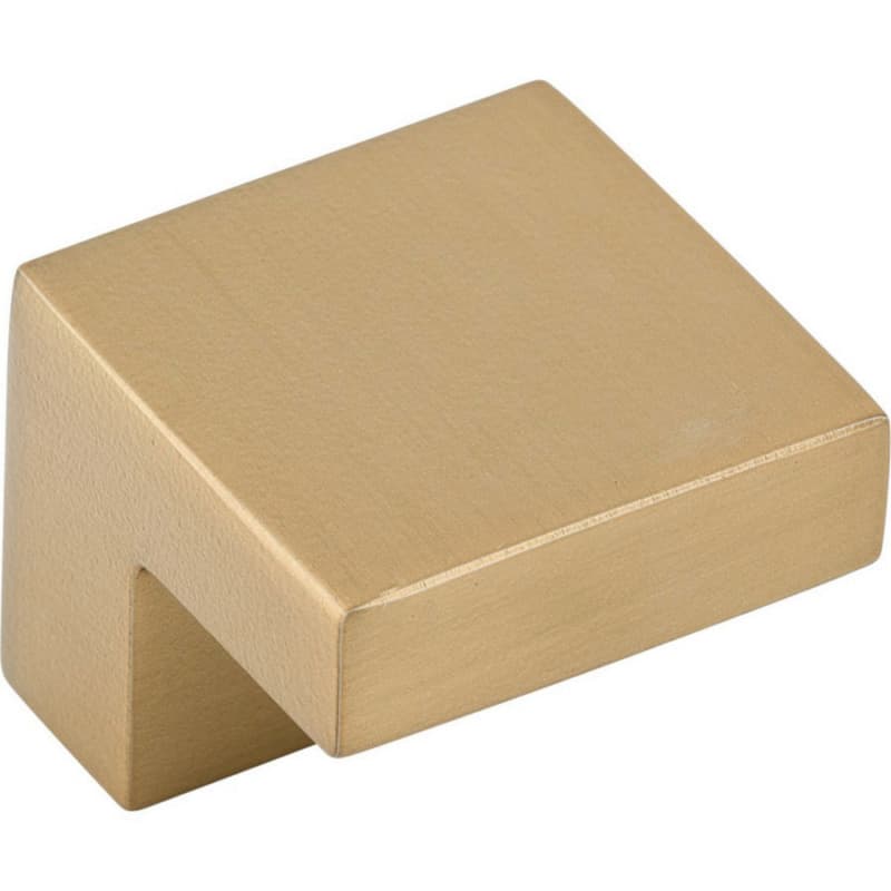 5/8" Nouveau Square Knob, Honey Bronze